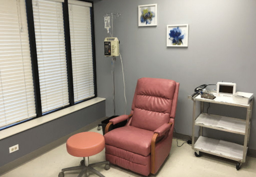 Midwest Ketamine Center in Arlington Heights, Illinois treatment room