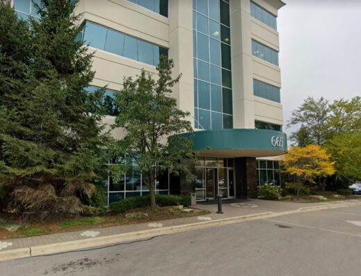 The exterior at the Optimum Ketamine Center in Lombard, Illinois