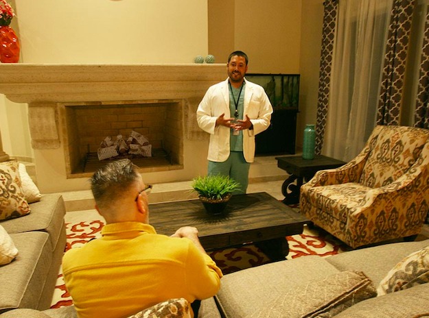 An individual session at the Ibogaine Treatment at Casa Santa Isabel Mexico in Rosarito Beach, Mexico