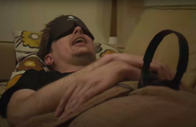 A screenshot from the documentary A Comic's Exploration of Psychedelics