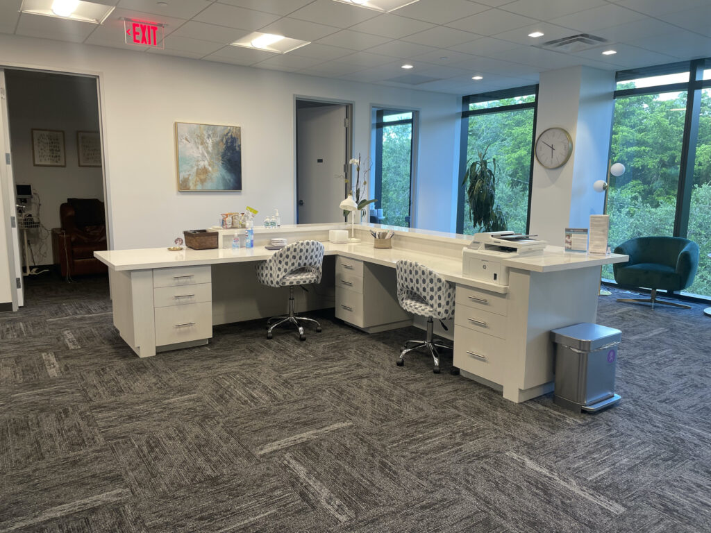 The interior from one of Klee Irwin's Ketamine Health Centers