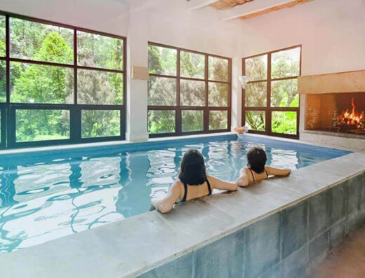 Eleusinia, Valle De Bravo, Mexico, indoor pool.