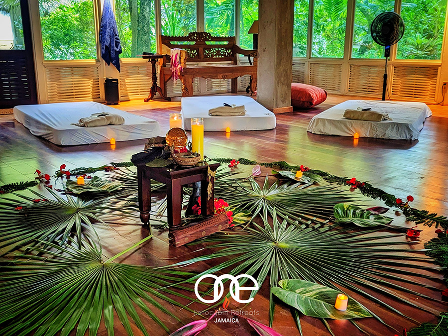 Facilities at ONE Psilocybin Retreats in Negril, Jamaica.