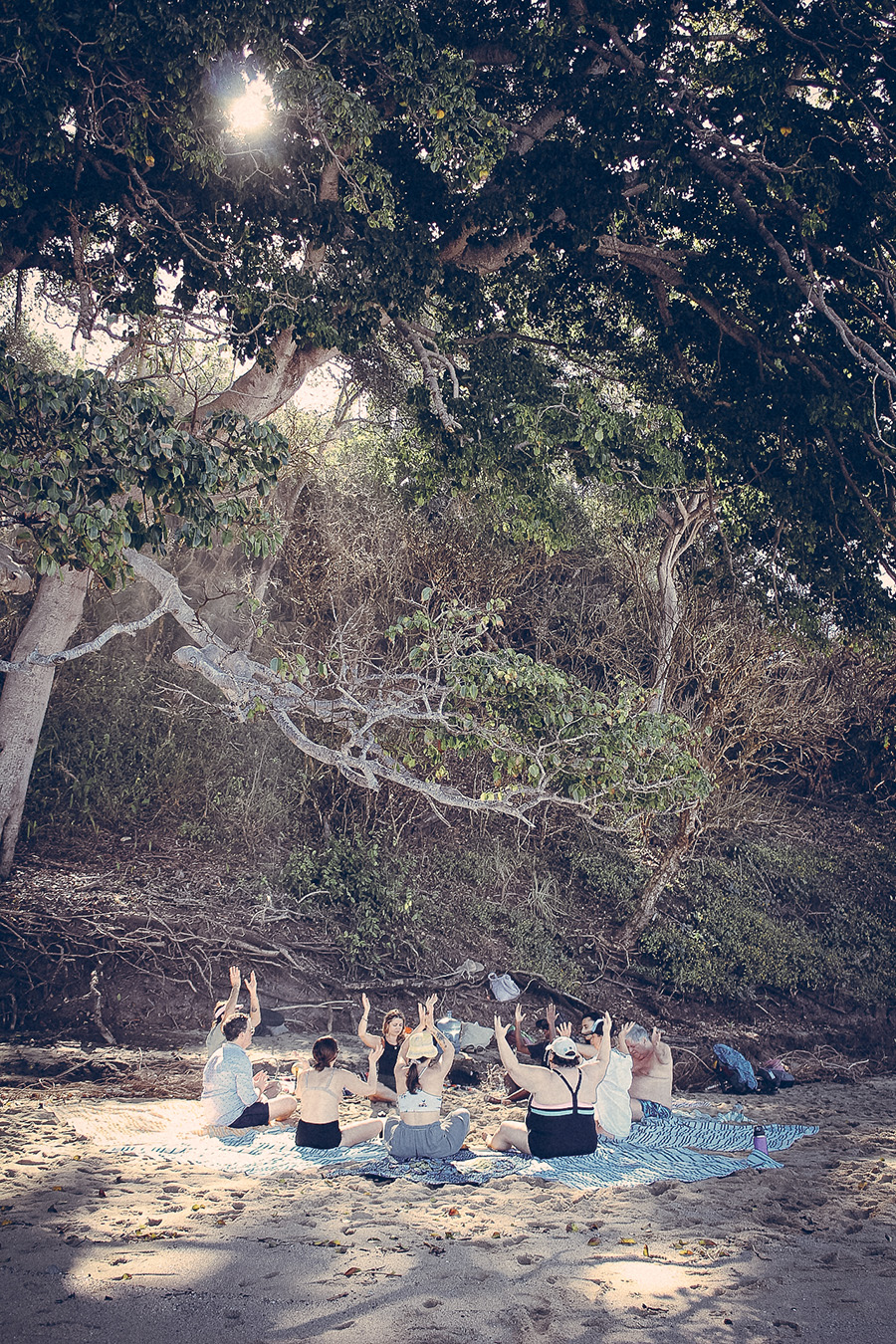 Retreat participants at Soul Medicine, psilocybin retreat in Nayarit, Mexico.