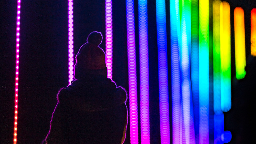 At-home ketamine experiences can feel lighter — a colorful, meaningful light show