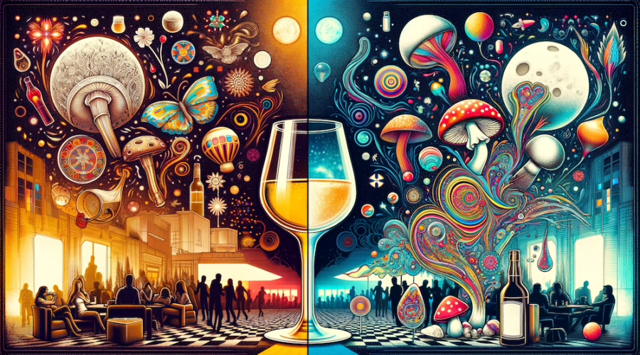 In Vino Veritas? The Benefits and Negatives of Alcohol vs Psychedelics