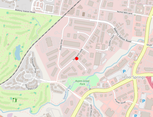 Map showing location of A Prestige Aesthetics & Wellness in Franklin, Tennessee