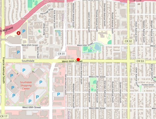 Map of peptide clinic
