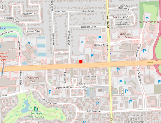 Map showing location of Advanced Psychiatry in Troy, MI