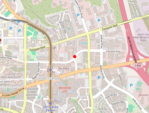 Map showing location of Aloha Integrative Health in San Diego, CA