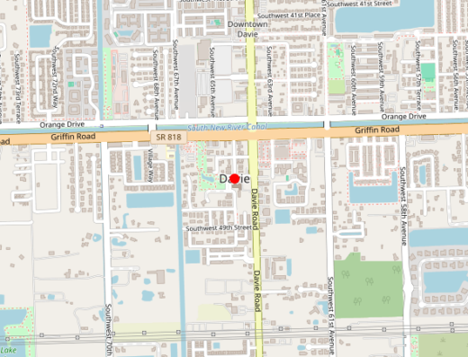 Map of Anderson Longevity Clinic in Davie, Florida