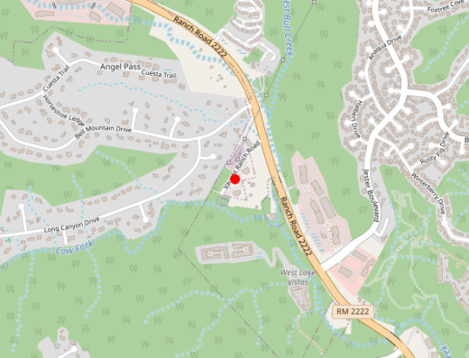 Map showing location of Austin Regenerative Therapy in Austin, Texas