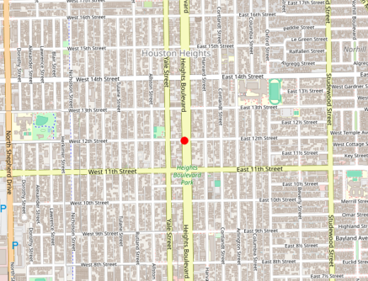 Map showing location of Catalyst Health & Wellness in Houston, TX