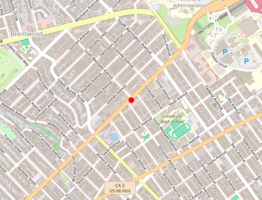 Map of Center for Optimum Health in Los Angeles, California
