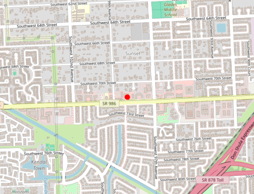 Map showing location of Covalent Health Wellness & Aesthetics in Miami, Florida