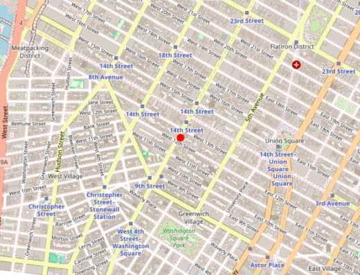Map of Dr. Syra Aesthetics in New York City, New York