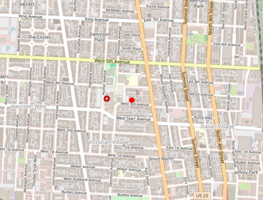 Endocrinology Associates / MediZen Institute Columbus OH Map