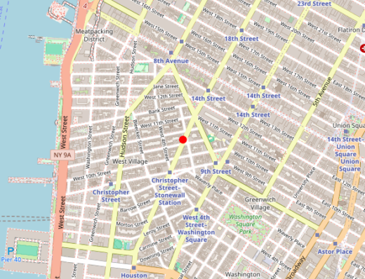 Map of peptide clinic location