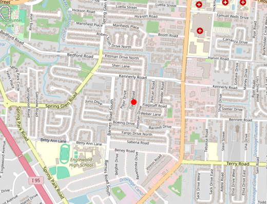 Florida Regional Pain Management — Jacksonville, Florida Map