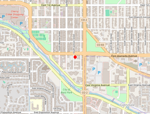 Map of peptide clinic