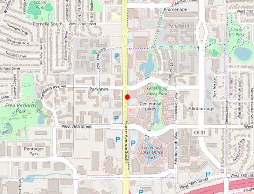 Map of peptide clinic