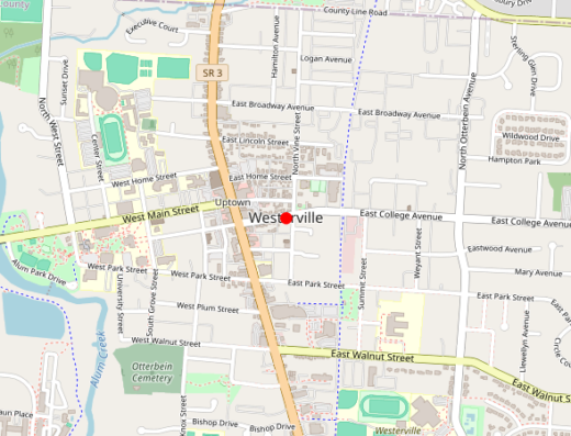 Map of peptide clinic location