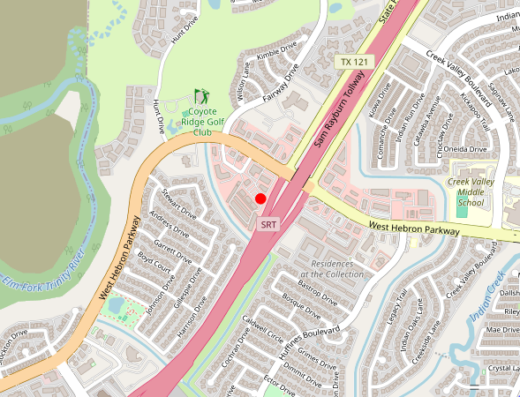 Ketamine Clinic of North Texas Carrollton TX Map