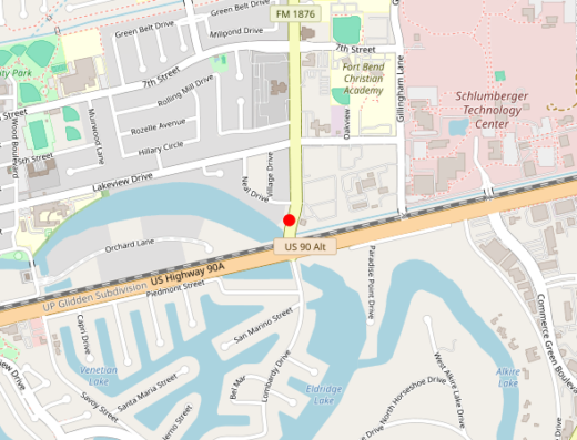 Map showing location of Ketamine Infusion Therapy Houston & Sugar Land in Sugar Land, TX