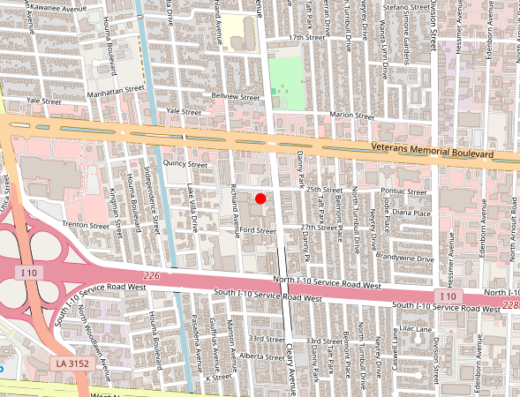 la_slimmetry Metairie LA Map