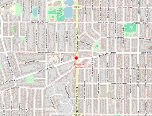 Map of peptide clinic