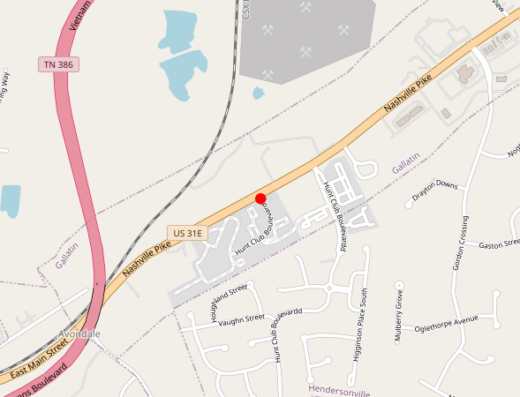 Map of Low T Center in Gallatin, Tennessee