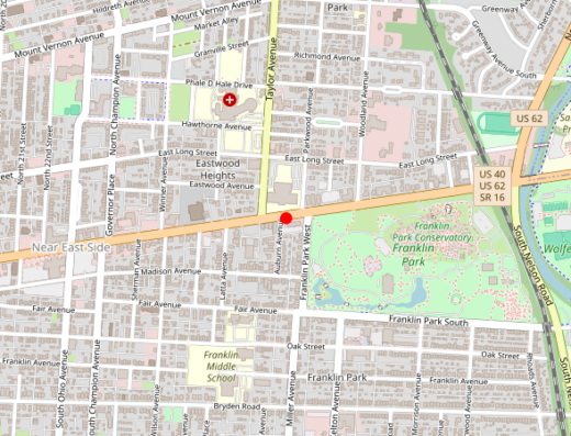 Mid-Ohio Behavioral Health Columbus OH Map