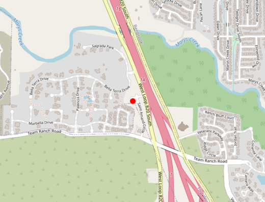 Nura Therapy Fort Worth TX Map