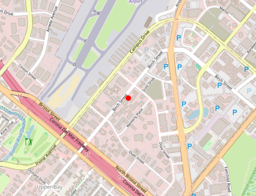 Map showing location of OC Ketamine Therapy in Newport Beach, CA