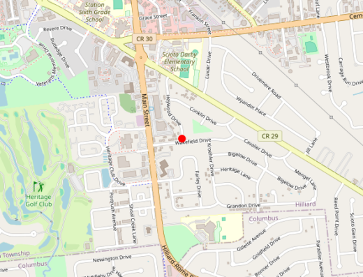 Ohio Psychiatric Services & TMS Center Hilliard OH Map