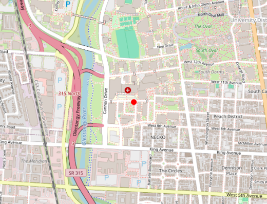Ohio State Wexner Medical Center — Columbus, Ohio Map