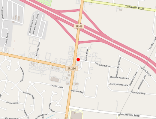 Map of Peak Performance Health Clinic in Clarksville, Tennessee
