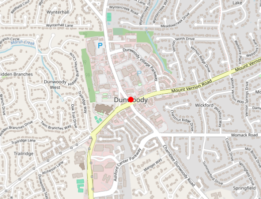 Map of peptide clinic location