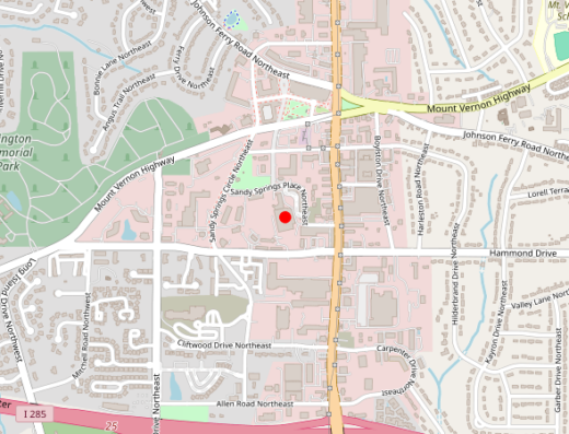 Map of peptide clinic location