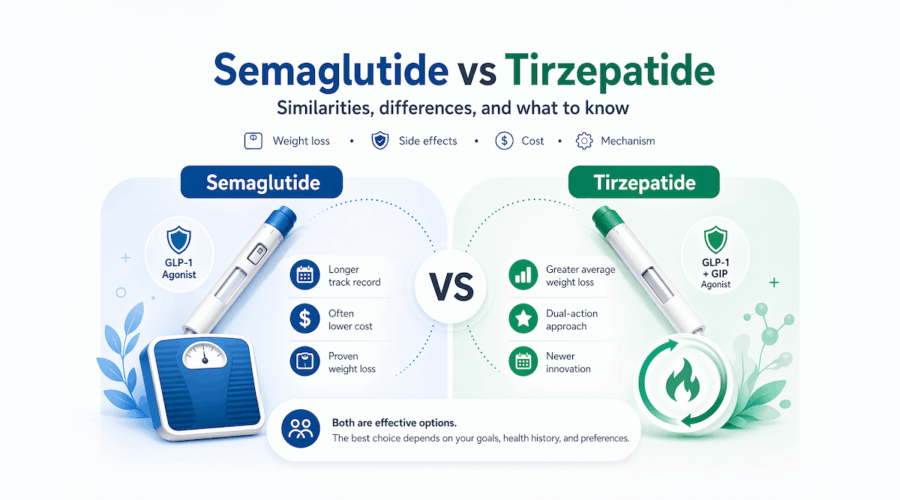 Semaglutide vs. Tirzepatide: Complete 2026 Comparison
