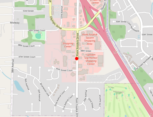 Map showing location of Touchstone TMS & Ketamine in Gig Harbor, WA