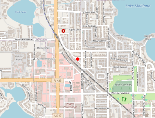 Map of peptide clinic