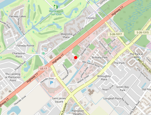 Infused Grand Strand Myrtle Beach SC Map