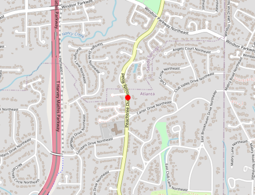Vital Living Healthcare Sandy Springs Georgia Map