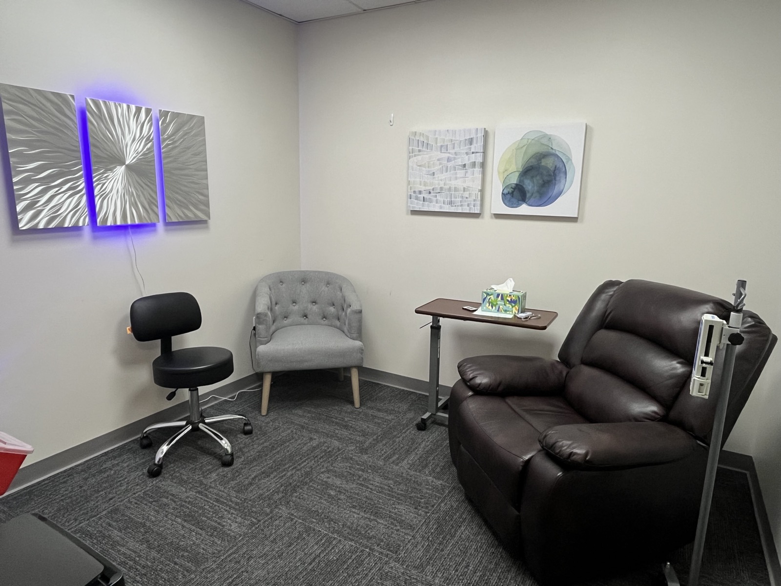 Treatment room at Ketwell Alaska in Fairbanks